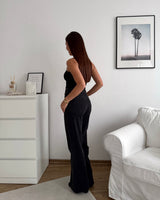 Extra Tall Wide Leg Jeans Schwarz