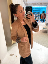 Cord Blazer Camel