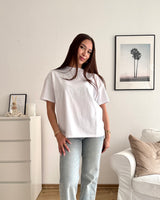 Lefkara Heavy Oversized Tee White