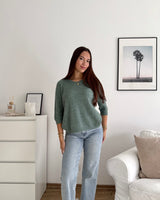 Weicher Strickpullover Mint