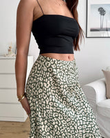 Silky Rock mit Leomuster Olive