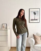 Longsleeve Spitze Olive