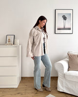 Cord Overshirt Beige
