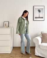 Cord Overshirt Olive