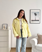Cord Overshirt Gelb
