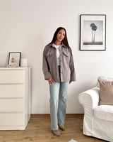 Cord Overshirt Taupe