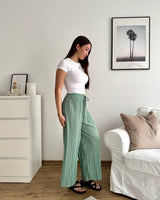 Plissee Hose Mint