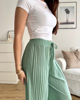 Plissee Hose Mint