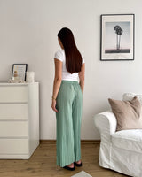 Plissee Hose Mint