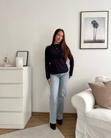 Longsleeve Spitze Navy