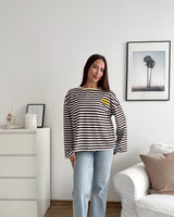 Longsleeve Creative my Service Gelb/Braun
