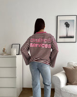 Longsleeve Creative my Service Pink/Weinrot