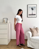 Plissee Hose Altrosa