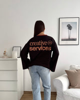 Longsleeve Creative my Service Rost/Braun