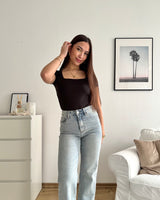 Body Kurzarm Schwarz