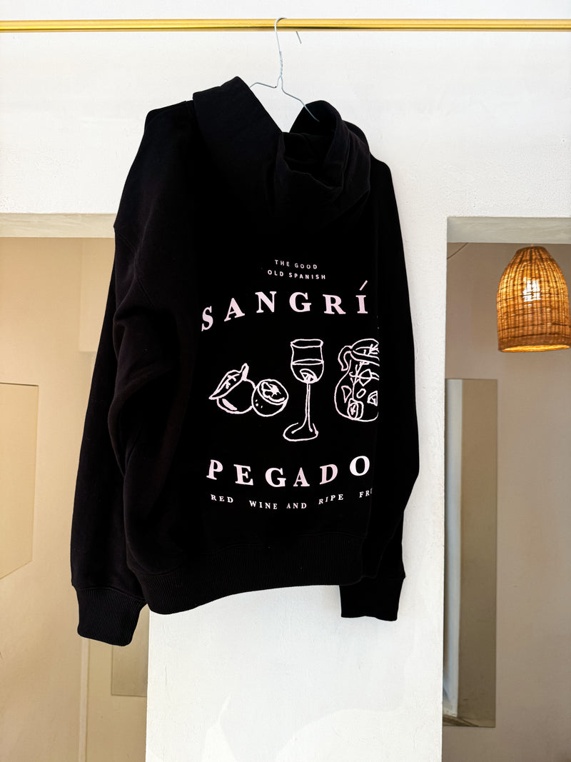 Pelo Oversized Hoodie Black