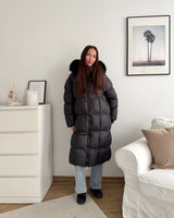 Puffer Parka Schwarz