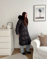 Puffer Parka Schwarz