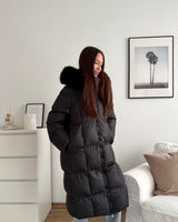 Puffer Parka Schwarz