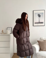 Puffer Parka Braun