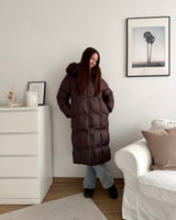 Puffer Parka Braun