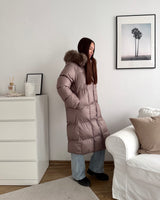 Puffer Parka Taupe
