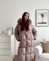 Puffer Parka Taupe