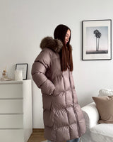 Puffer Parka Taupe