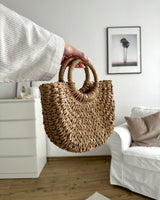 Ibiza Bag aus Bast Camel
