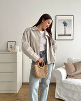 Ibiza Bag aus Bast Camel