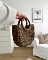 Ibiza Bag aus Bast Braun