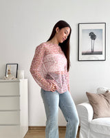 Longsleeve Mesh Leo Pink/Mint