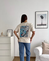 Trani Oversized Tee Washed Cream