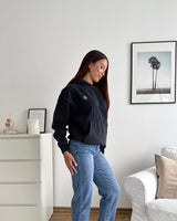 Tours Oversized Hoodie Vintage Black