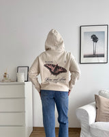Tours Oversized Hoodie Washed Cream