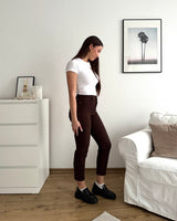Mom Jeans Classic Braun