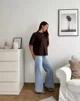T-Shirt Basic Braun
