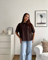 T-Shirt Basic Braun