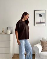 T-Shirt Basic Braun