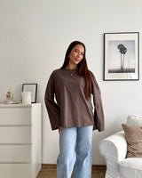 Longsleeve Basic Taupe