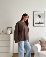 Longsleeve Basic Taupe