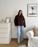Longsleeve Basic Braun