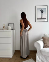 Ballonhose Open Leg Taupe
