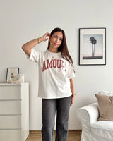 Amour Tee Weiß