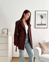 Trenchcoat Braun