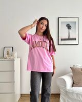 Amour Tee Pink