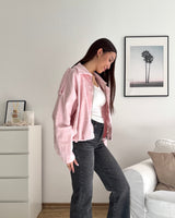 Cordjacke Rosa