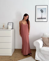 Maxikleid Camel
