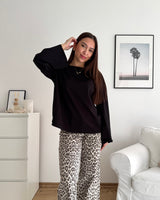 Longsleeve Basic Schwarz