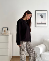 Longsleeve Basic Schwarz